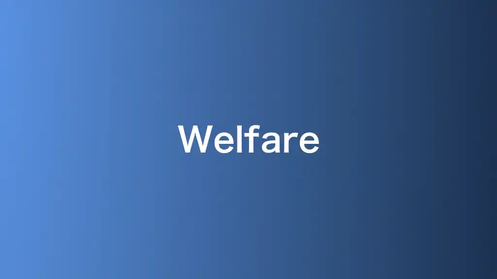 Welfare