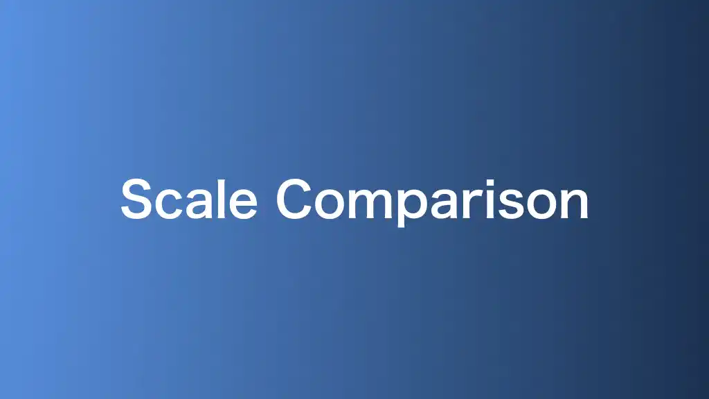 Scale Comparison Diagram