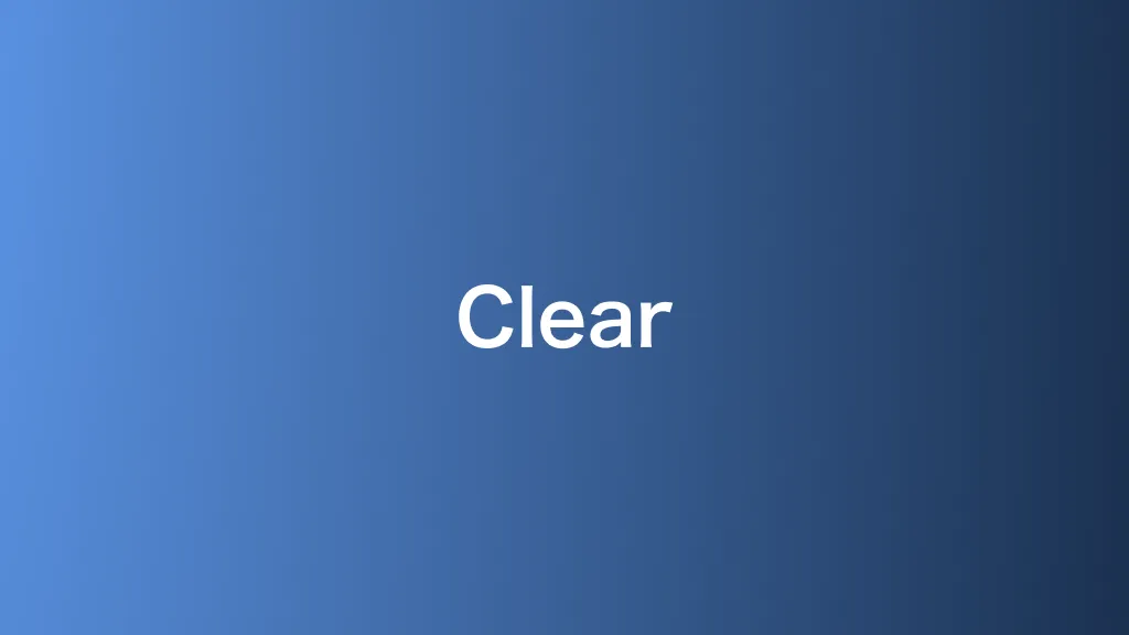 Clear