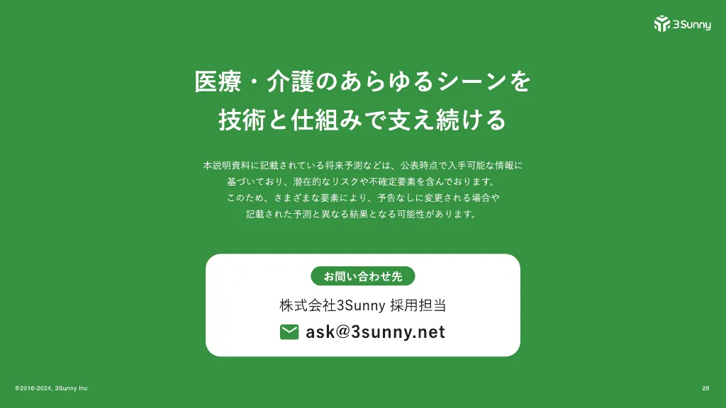 Company Deck(会社紹介資料)_3Sunny, Inc.