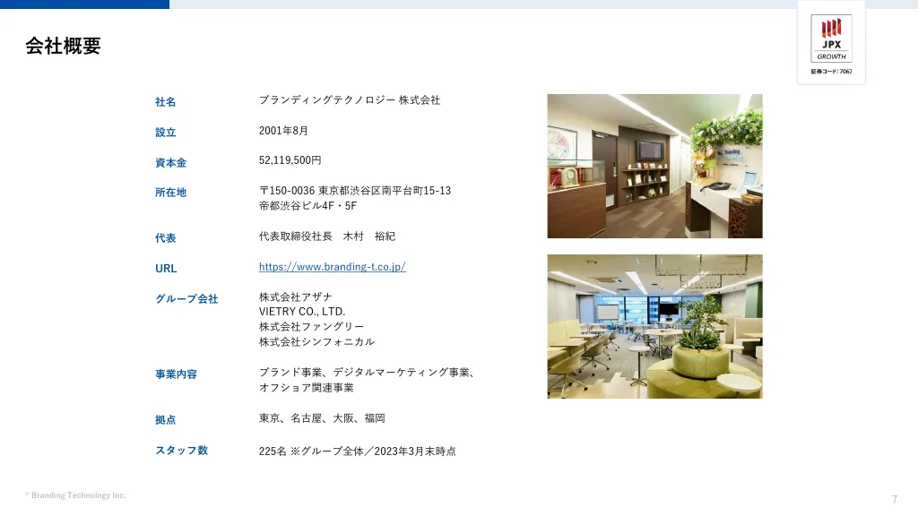 ブランディングテクノロジー 株式会社 会社案内