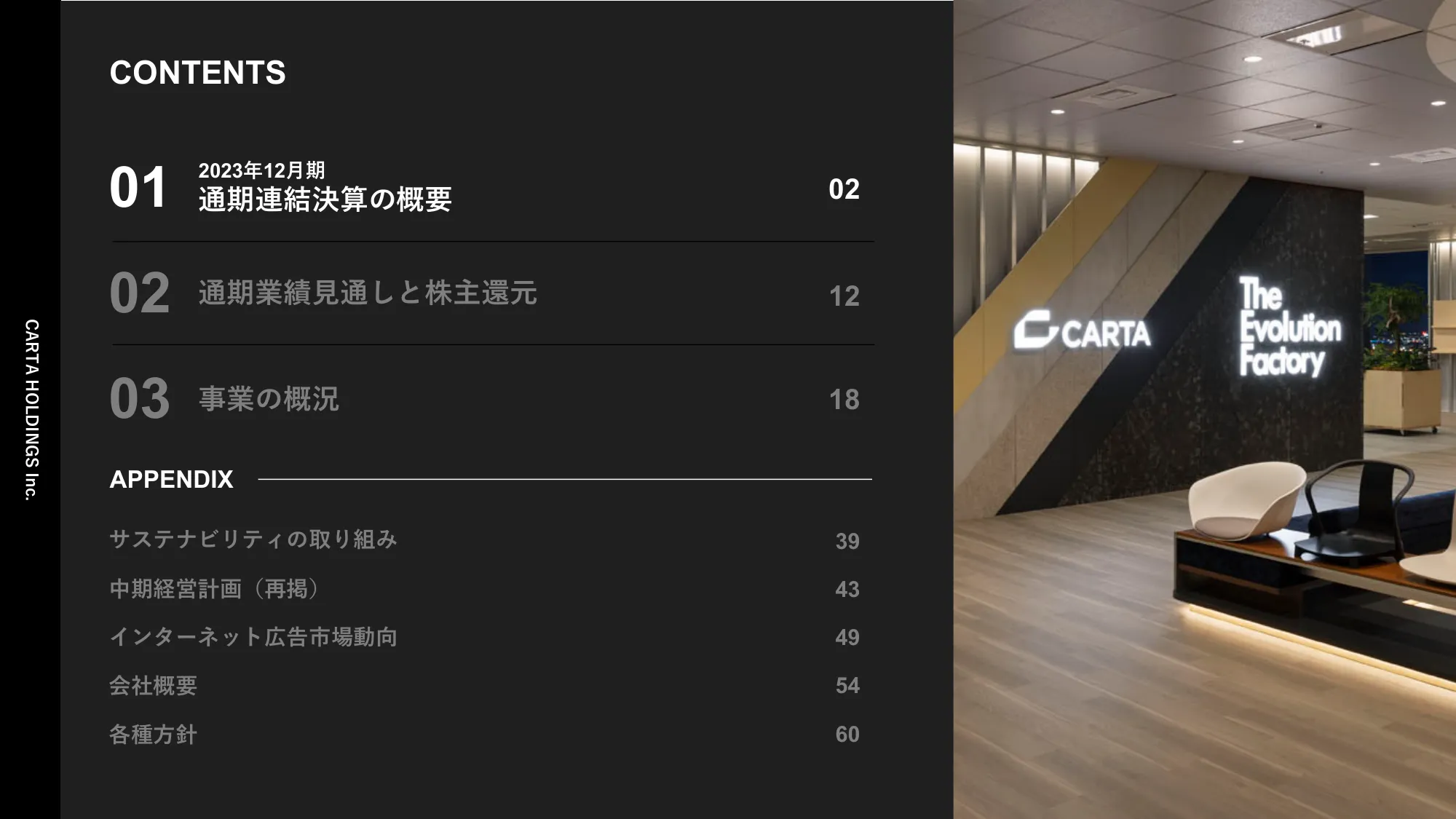 2023年12月通期決算説明資料｜株式会社CARTA HOLDINGS