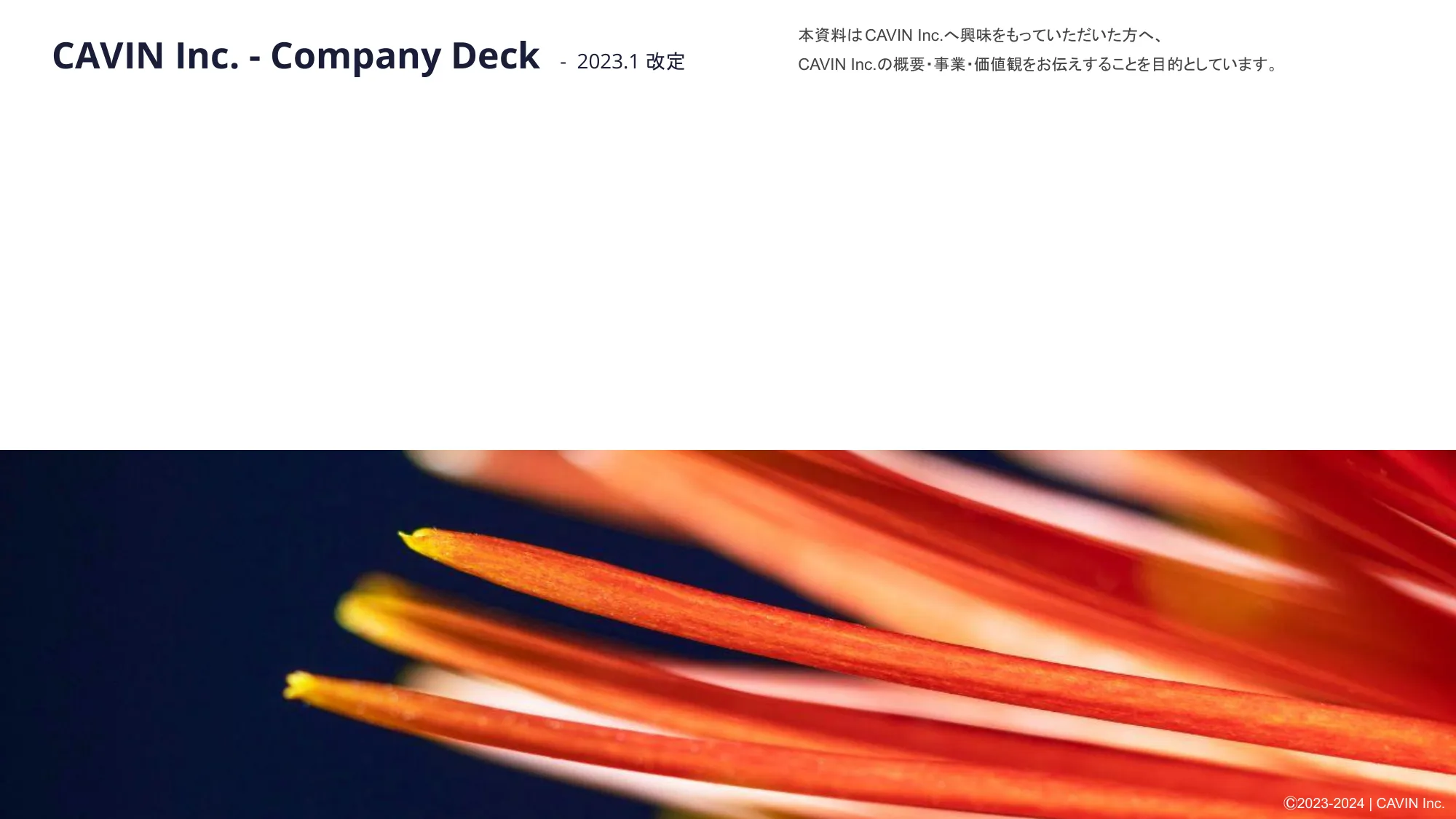 CAVIN Company Deck 1.0