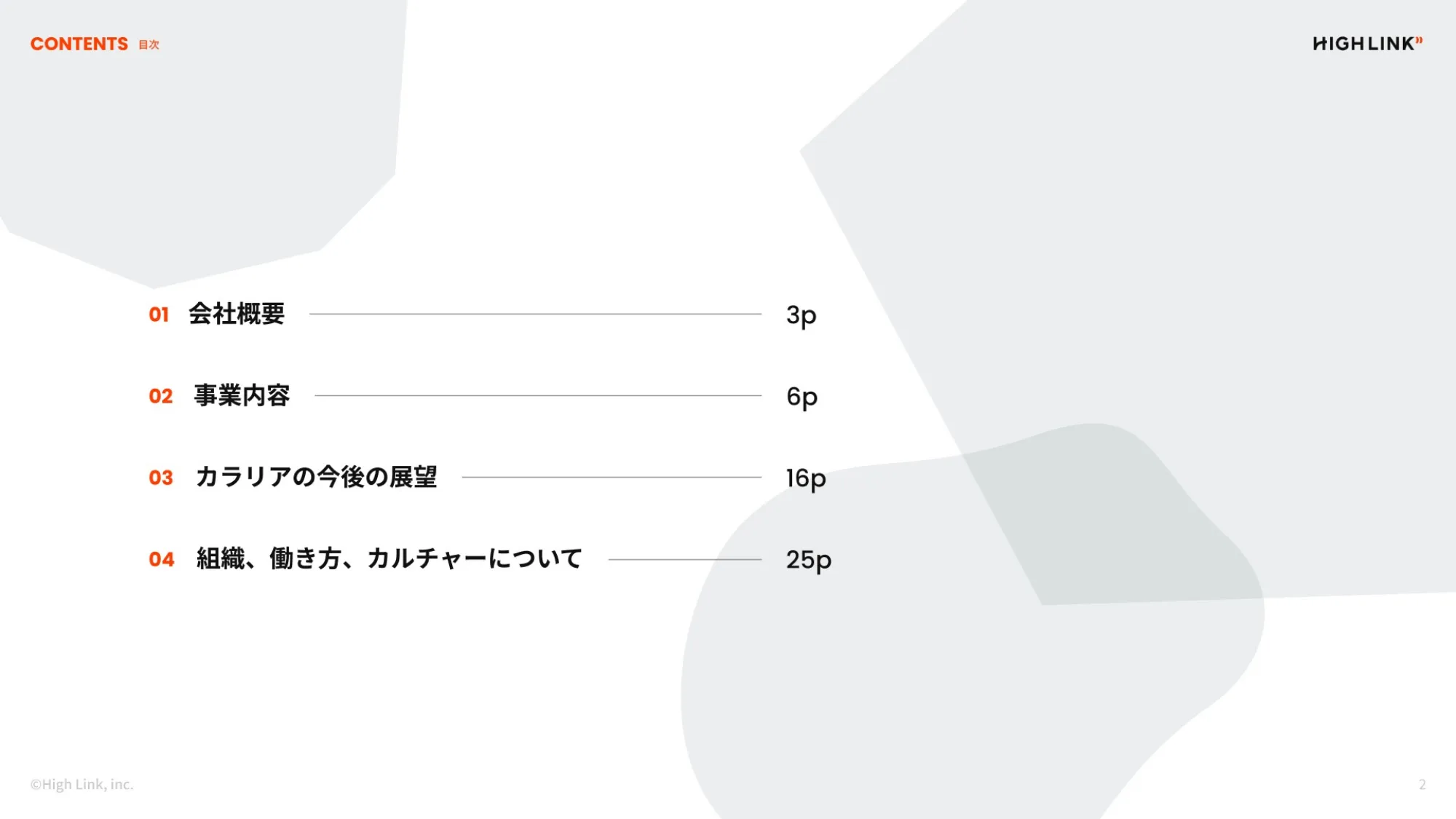 株式会社High Link_会社紹介資料