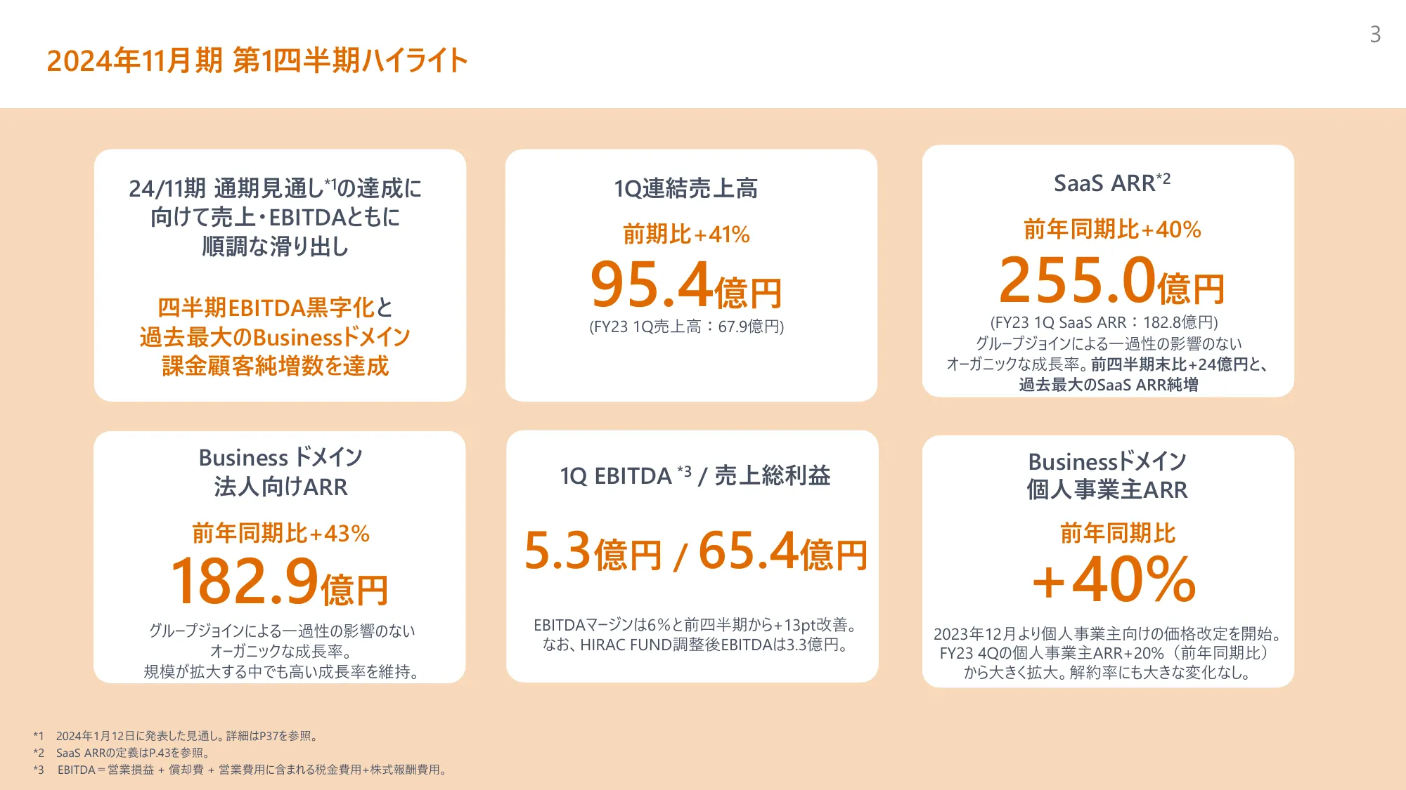 2024年11月期 第1四半期決算説明資料｜株式会社マネーフォワード