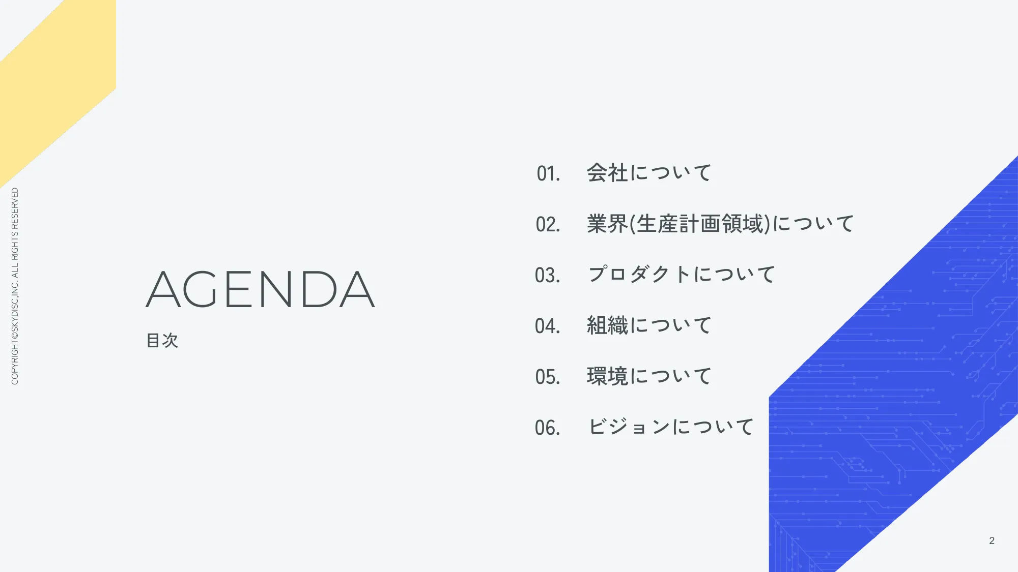 株式会社スカイディスク 会社紹介資料