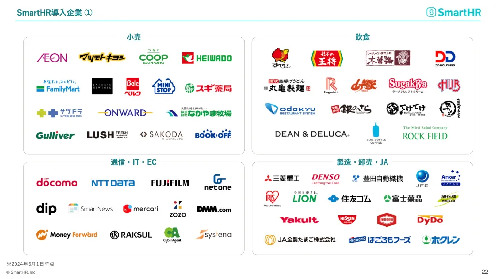 SmartHR会社紹介資料｜株式会社SmartHR