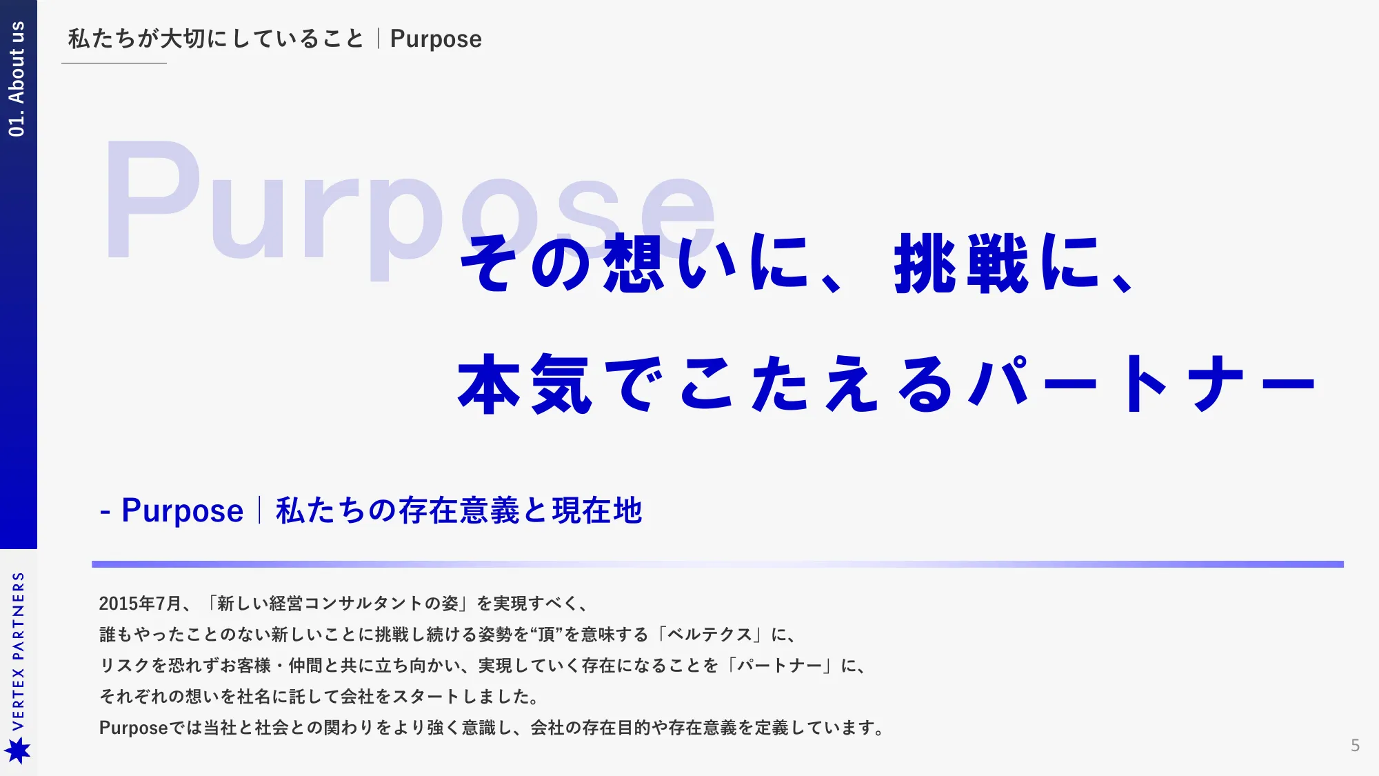 会社紹介資料｜株式会社ベルテクス・パートナーズ