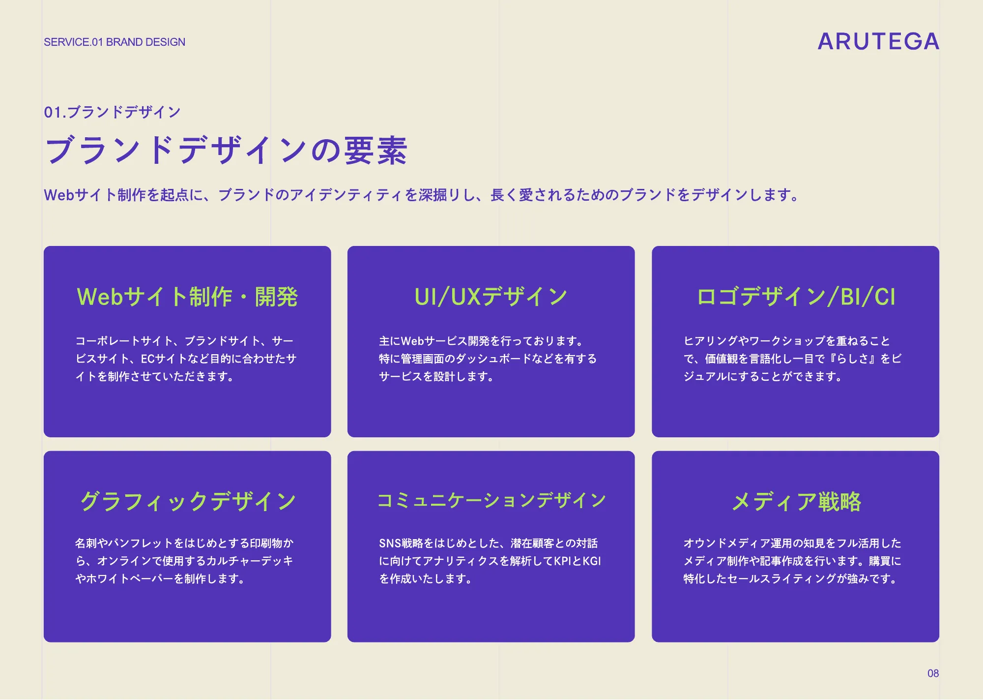 会社紹介資料｜株式会社アルテガ