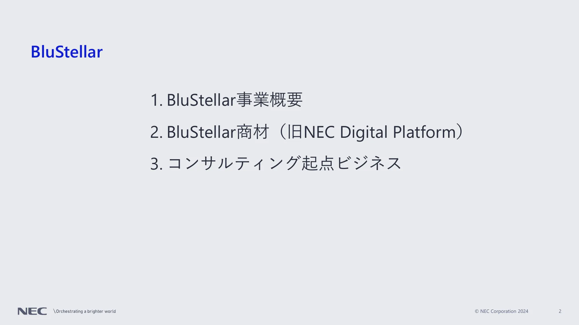 BluStellar プレゼン資料