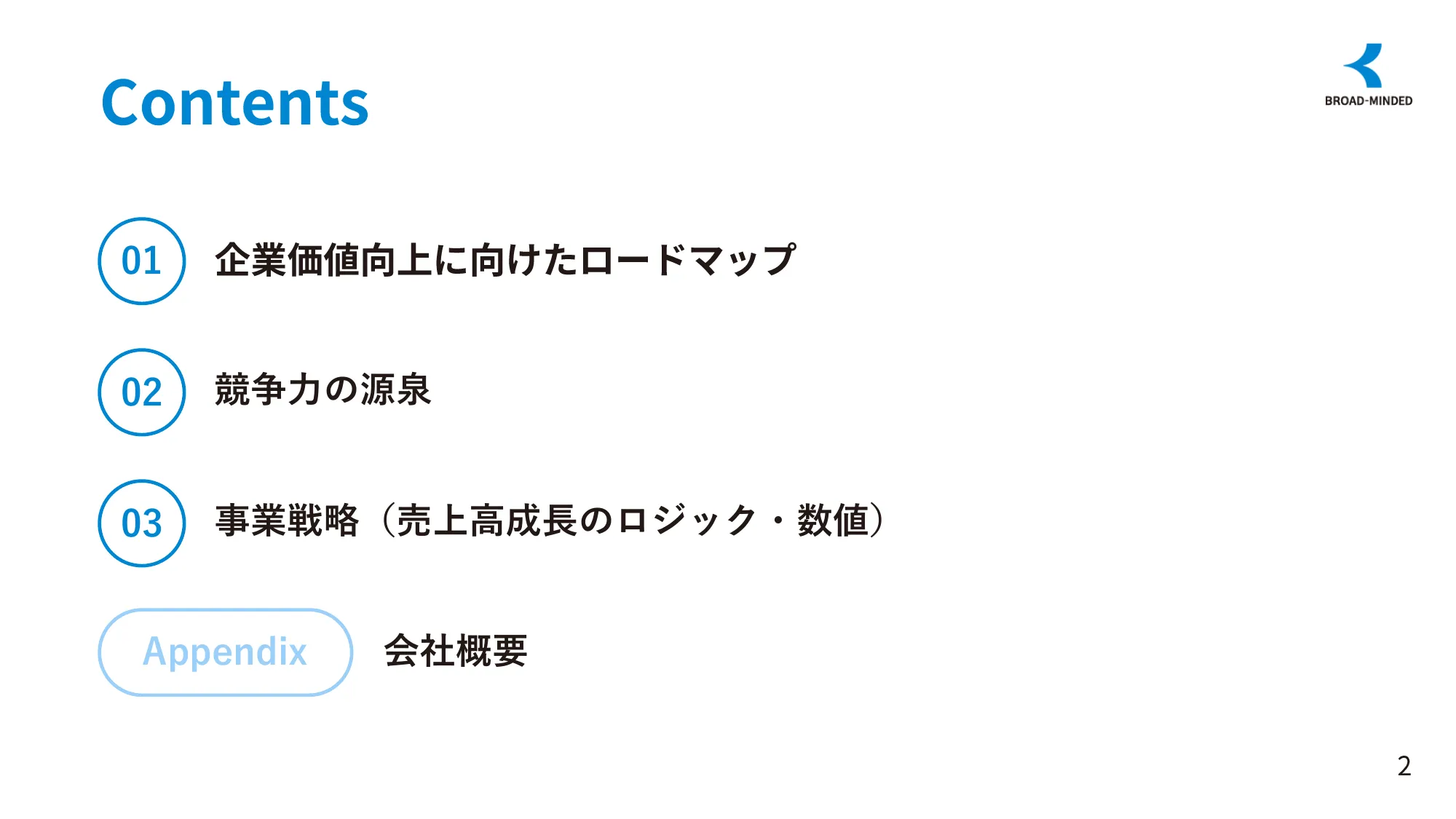 長期ビジョンと企業価値向上に向けたロードマップ｜ブロードマインド株式会社