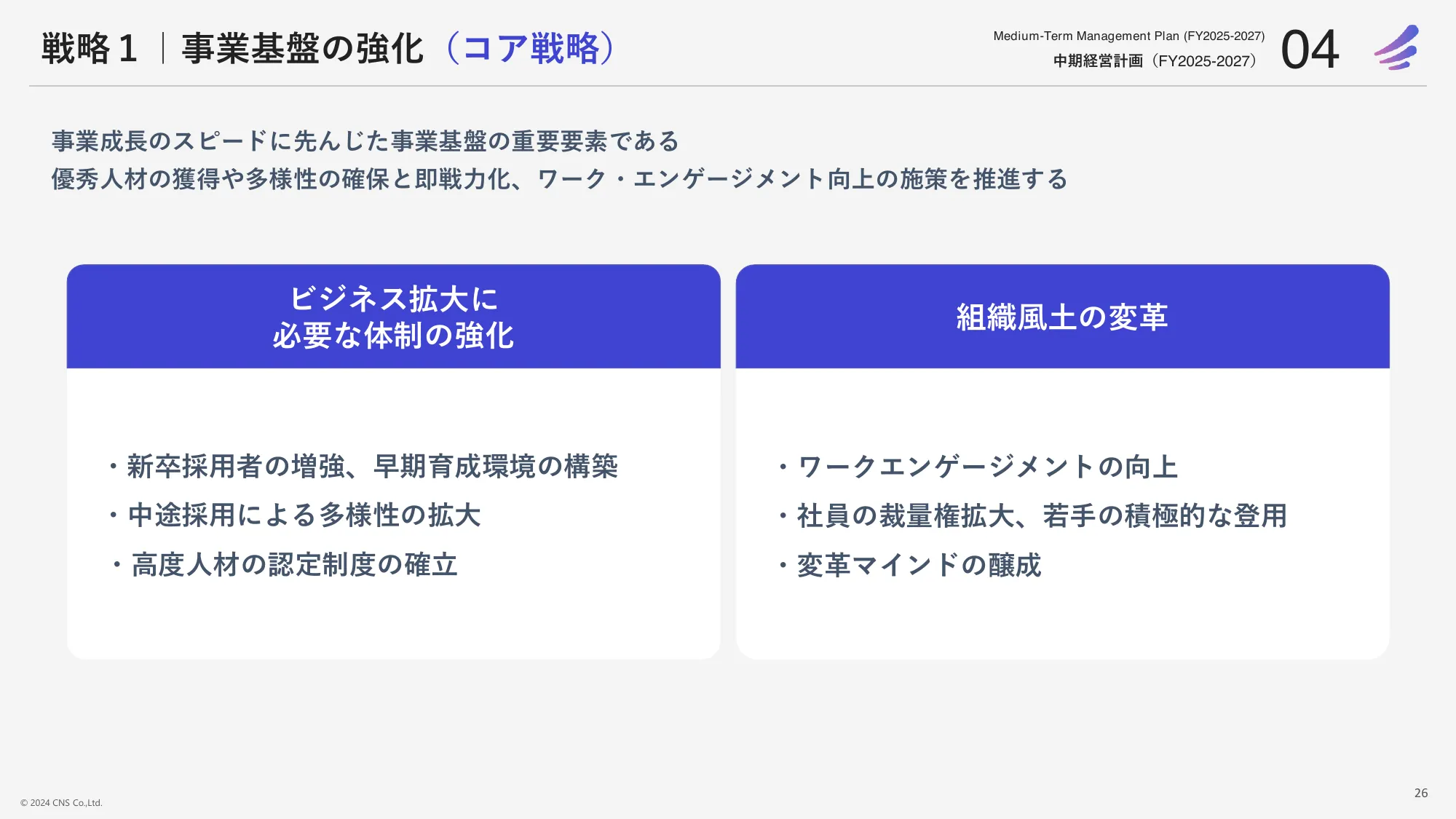 2024年5月期決算中期経営計画｜株式会社シイエヌエス