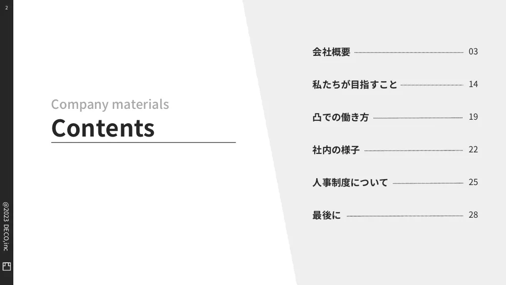 株式会社凸会社紹介資料/20230901