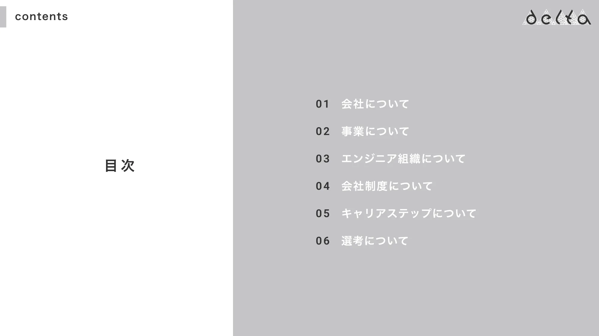 株式会社DELTA 会社説明資料