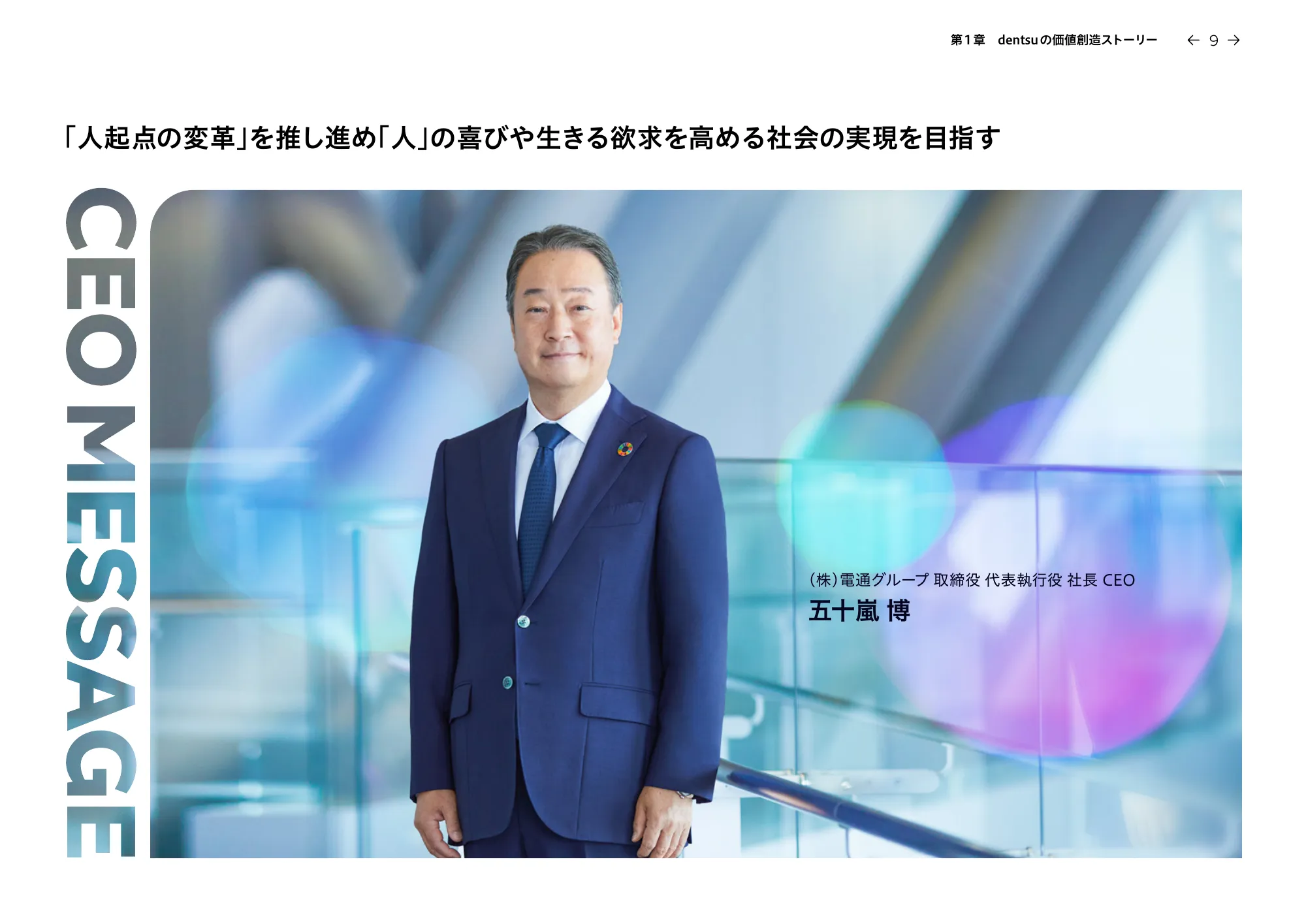 統合レポート2023 dentsu