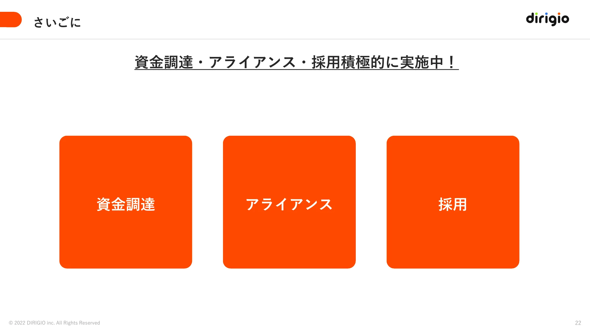 事業紹介資料｜株式会社DIRIGIO