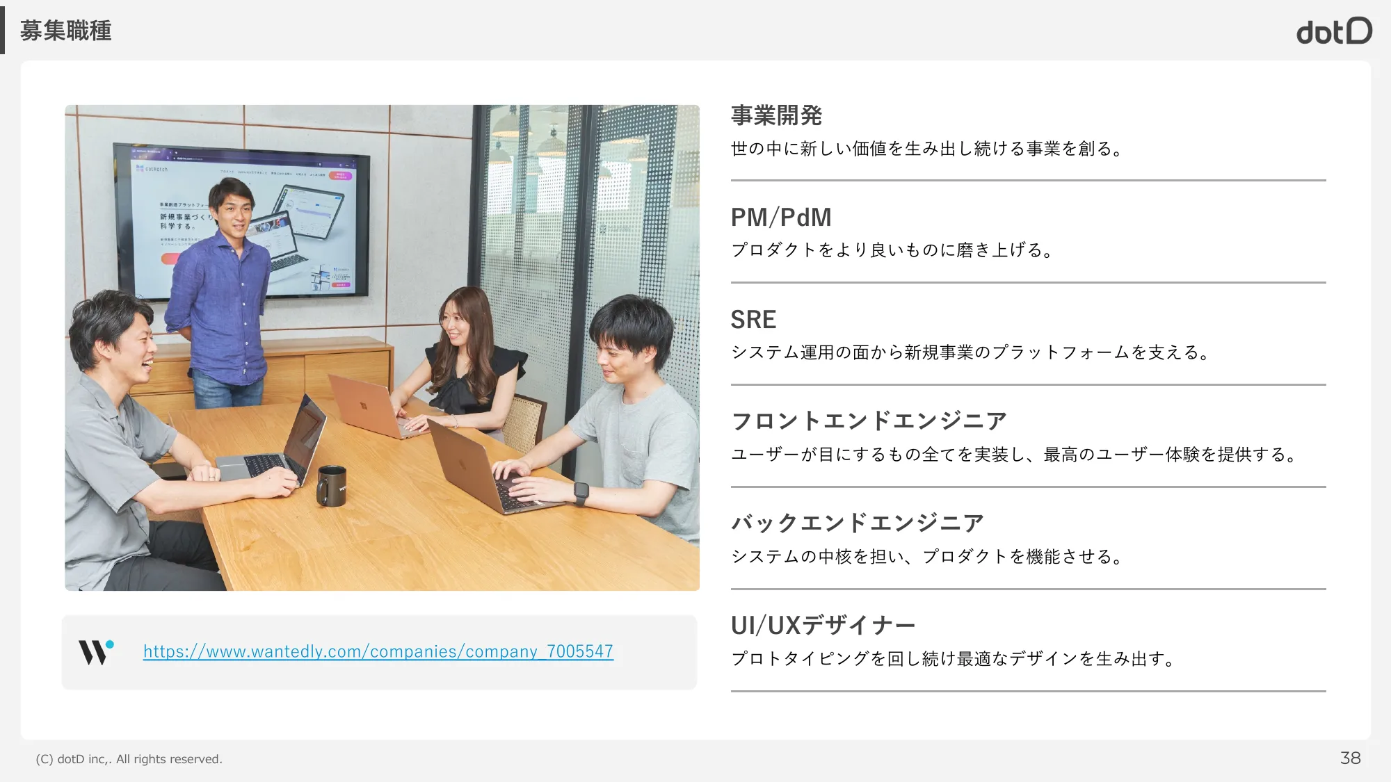 株式会社dotD 会社説明資料