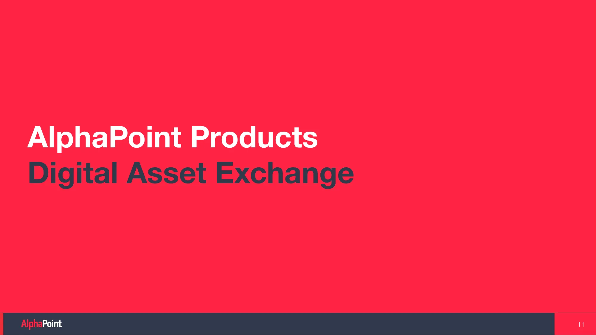 AlphaPoint Company Overview