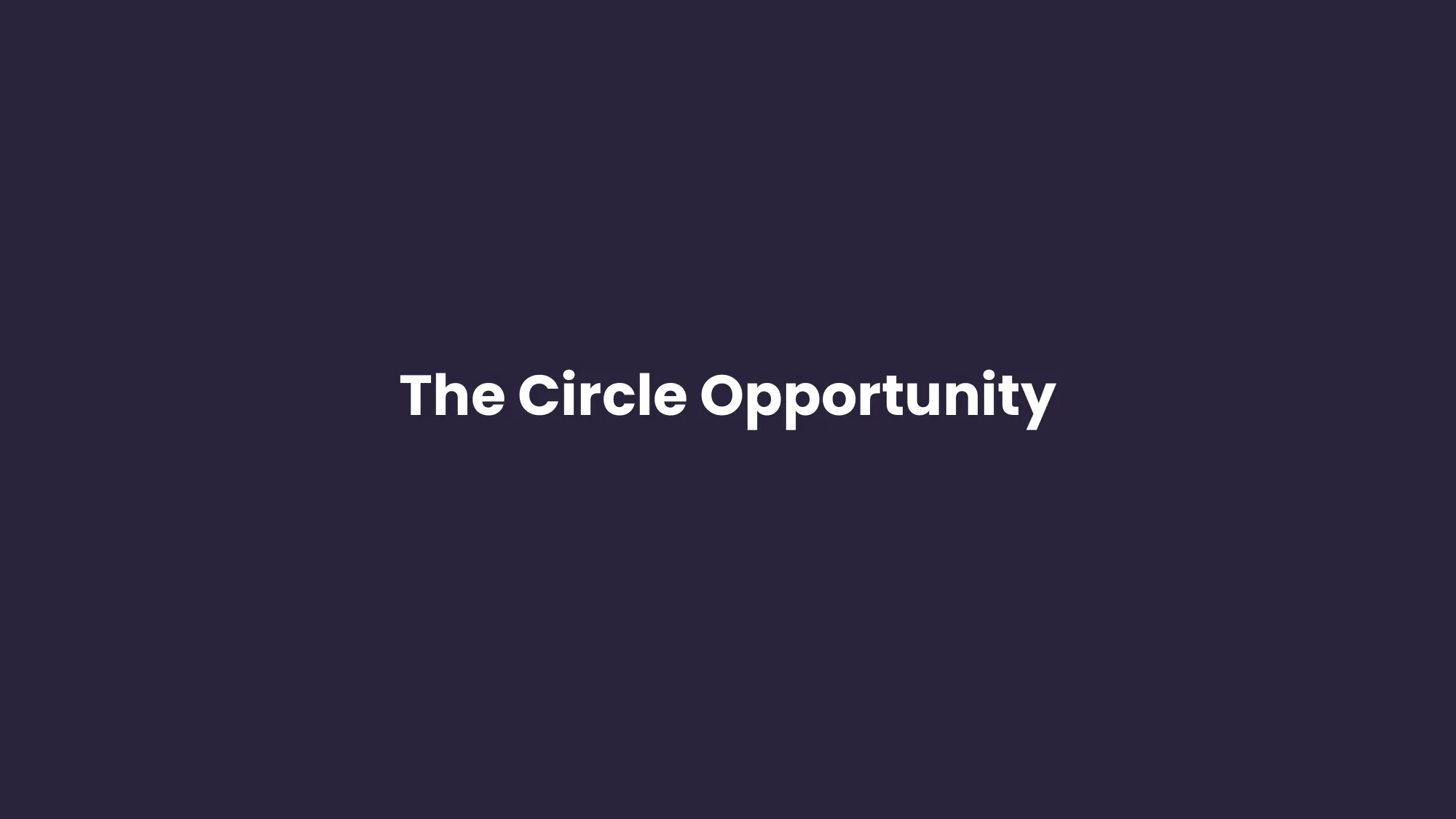 Circle Investor Presentation