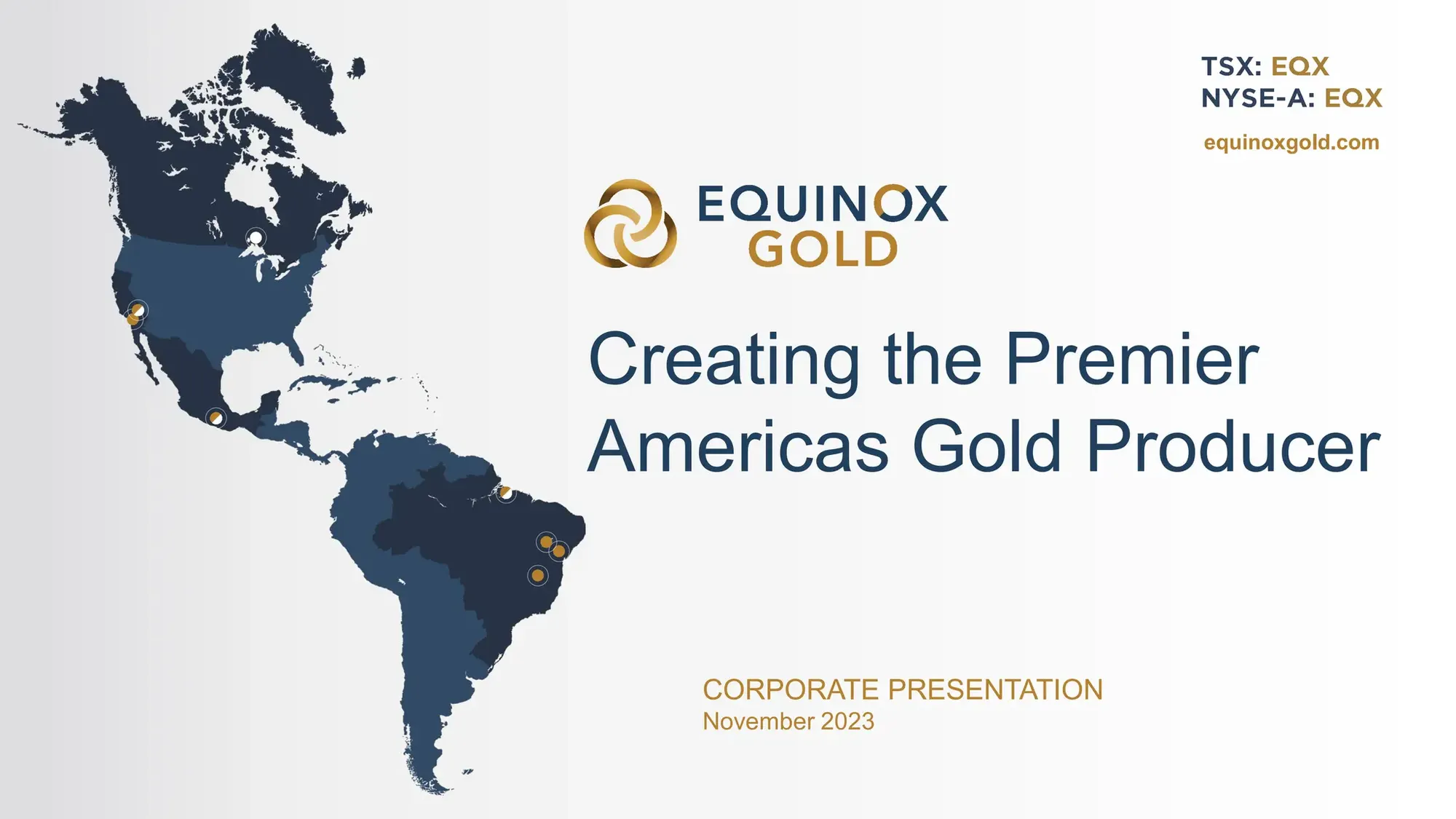 Corporate Deck | Equinox Gold Corp