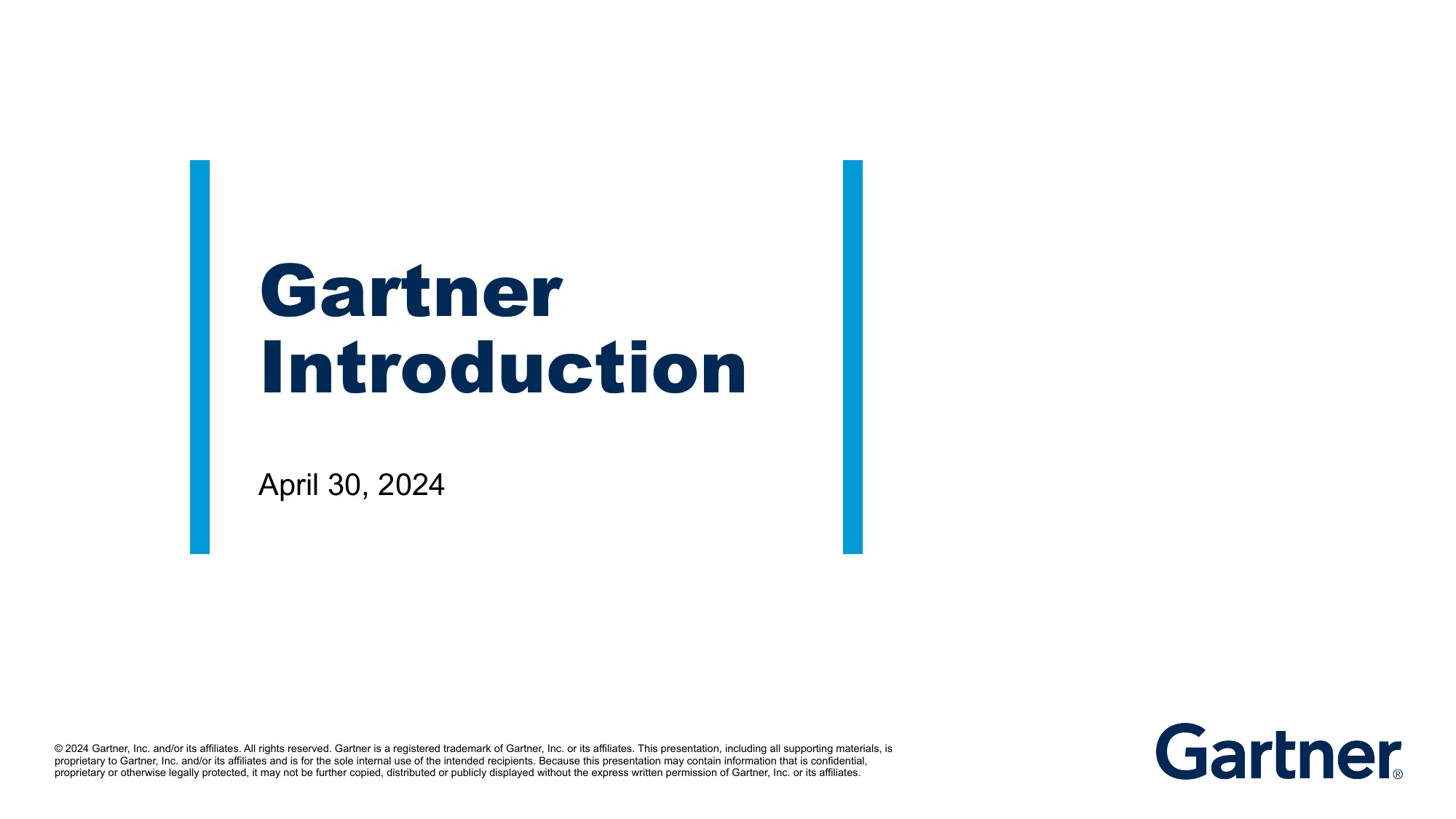 Gartner Introduction