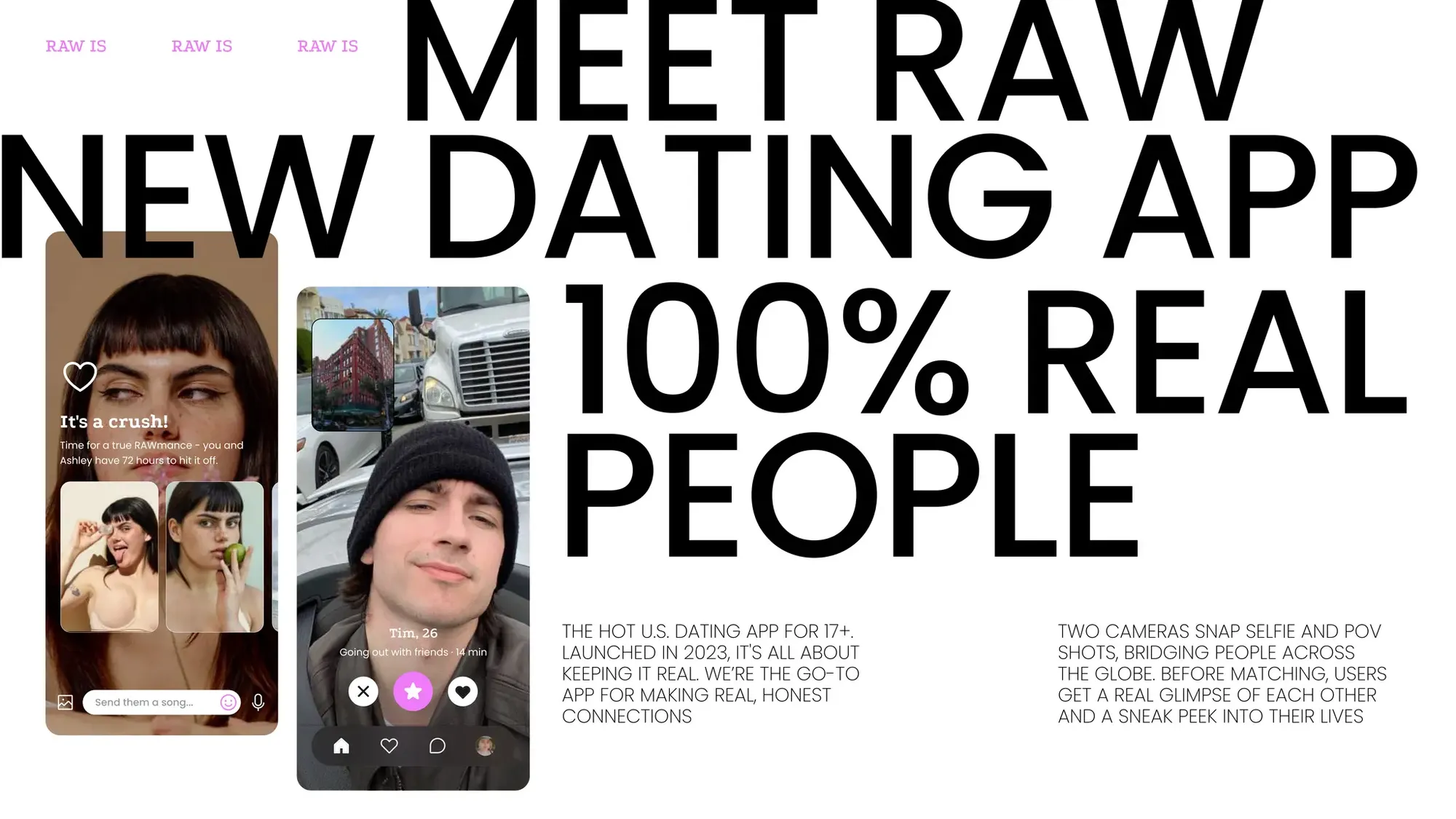 Pitch Deck Teardown RAW Dating App's $3M Angel deck