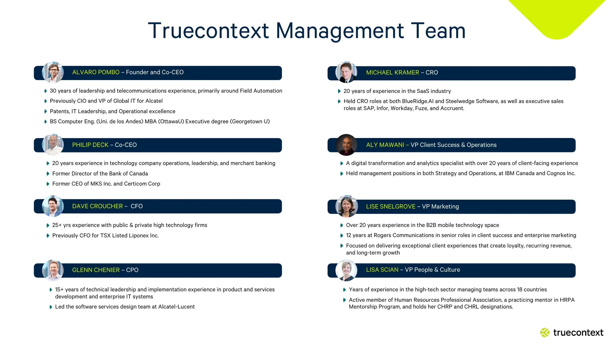 Truecontext Corporate Presentation