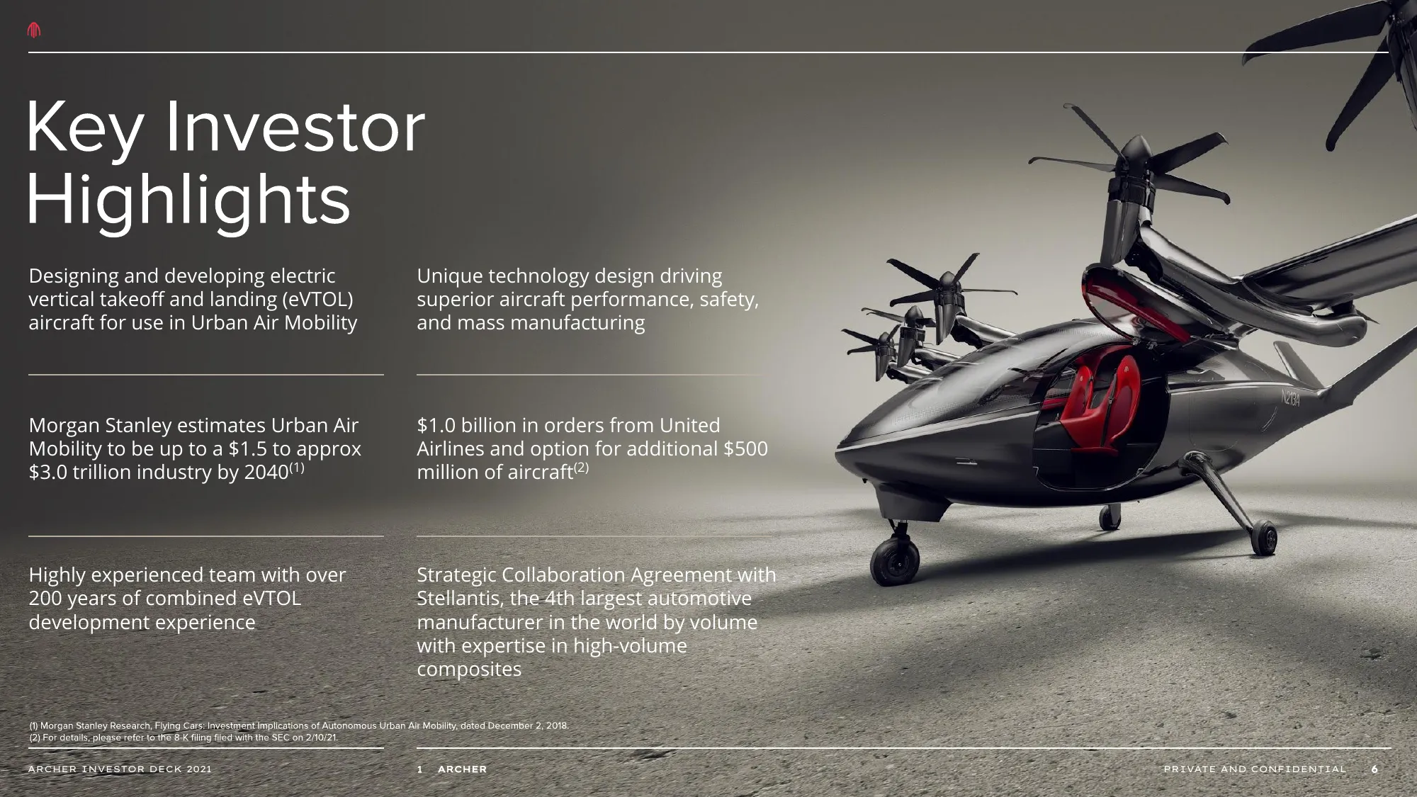 archer aviation pitch deck