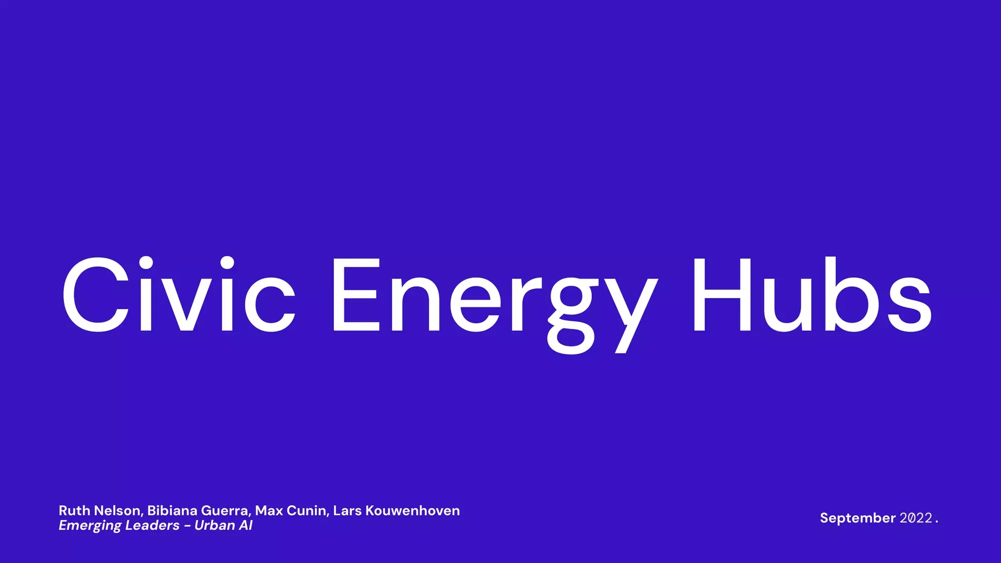 Civic Energy