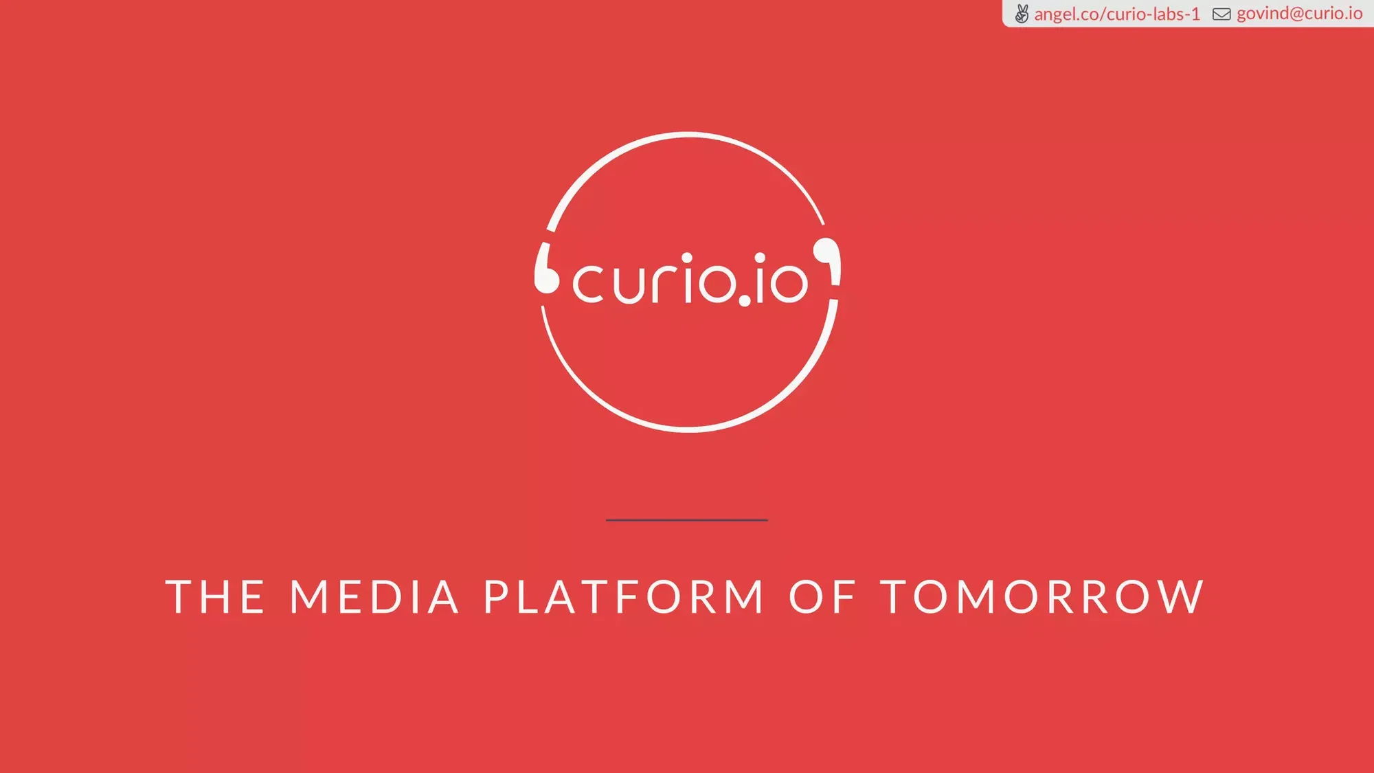 Curio.io 500 Demo Day Batch 22