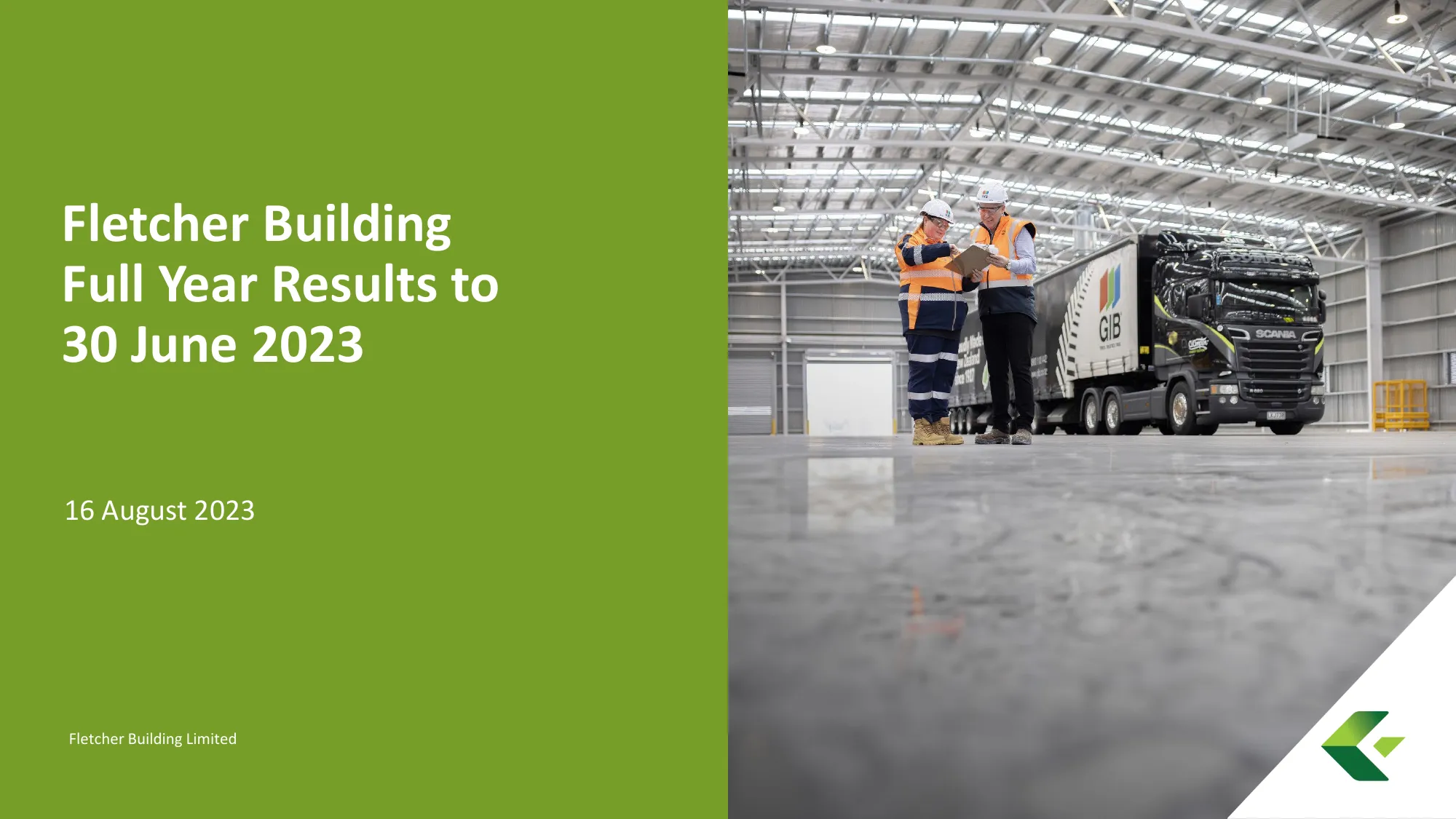 Fletcher Building Limited FY23 Results Investor Presentation