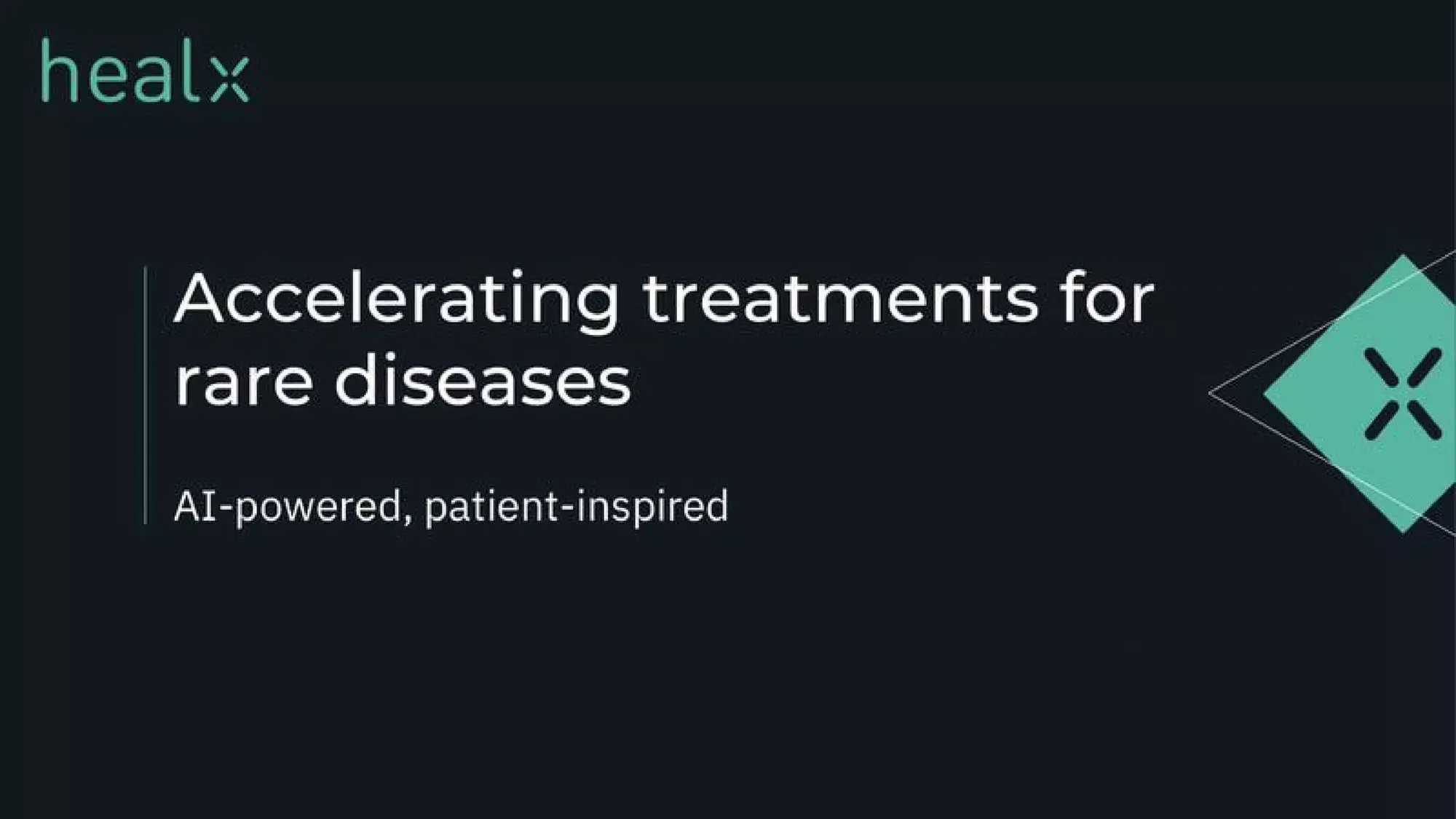 Accelerating treatments for rare diseases | healx