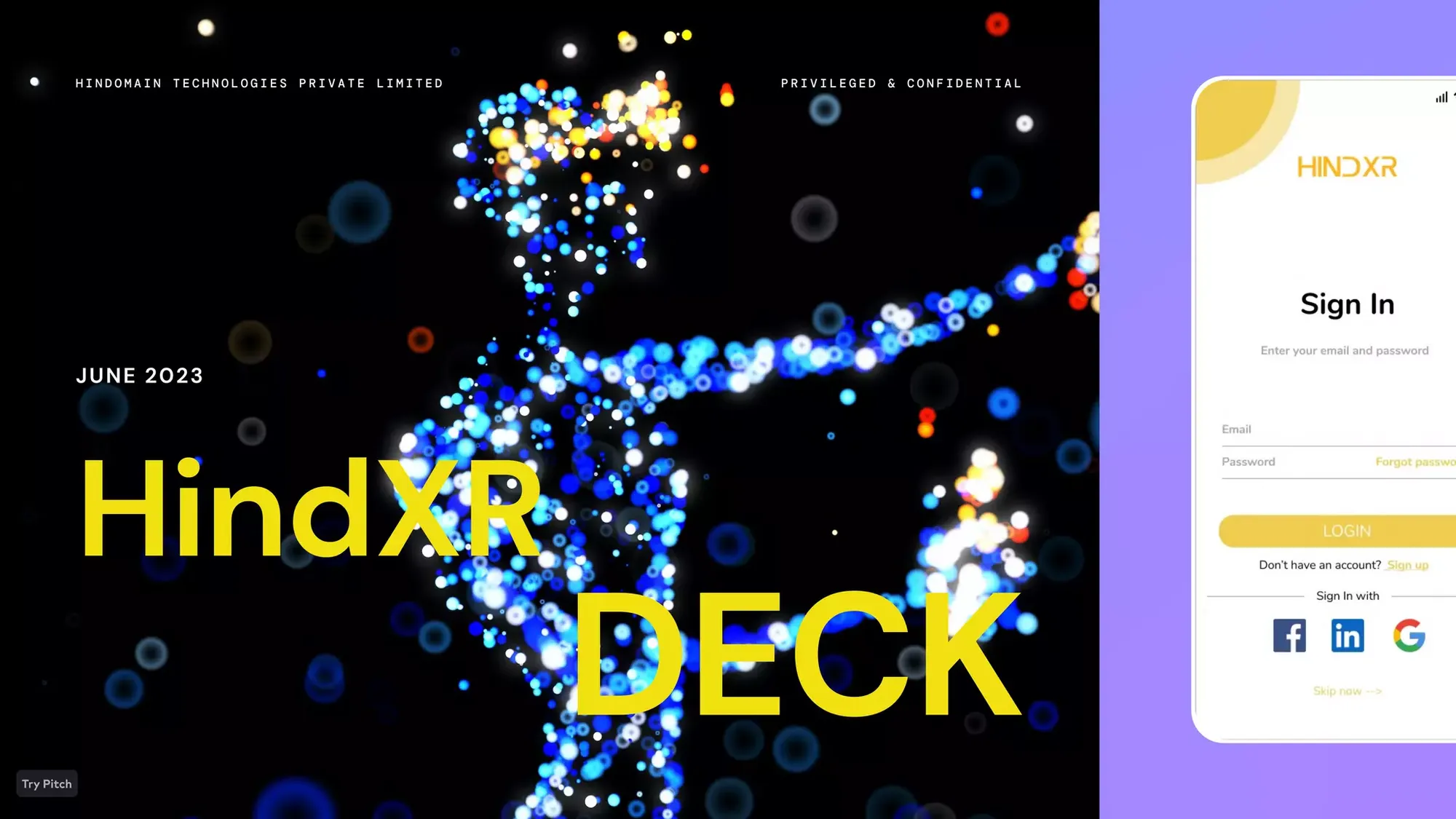 HindXR - Investor Deck