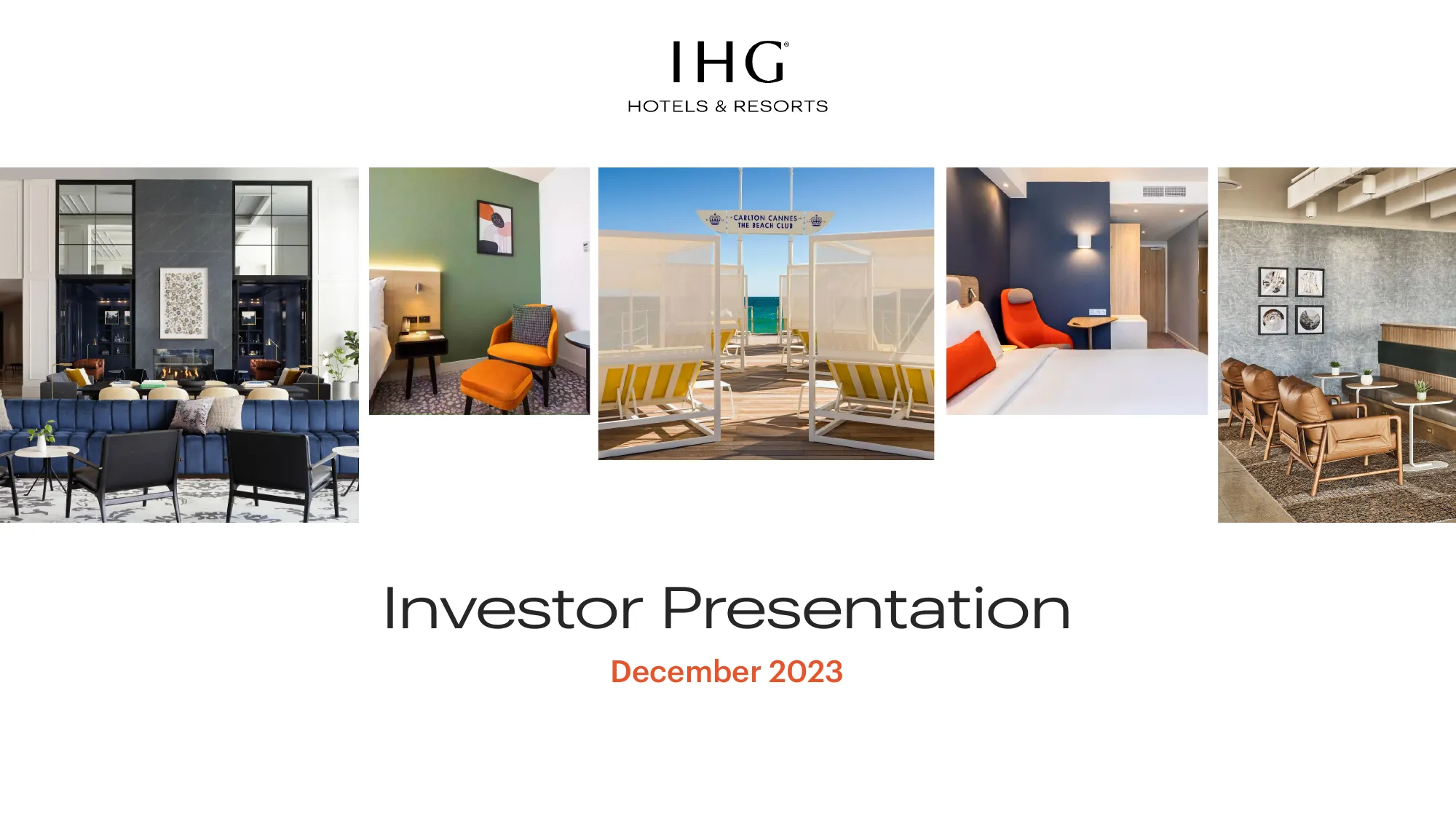 IHG Investor Deck