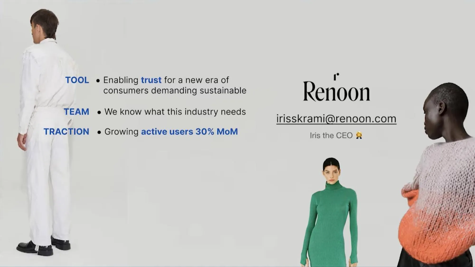  Renoon Start Up Pitch Deck