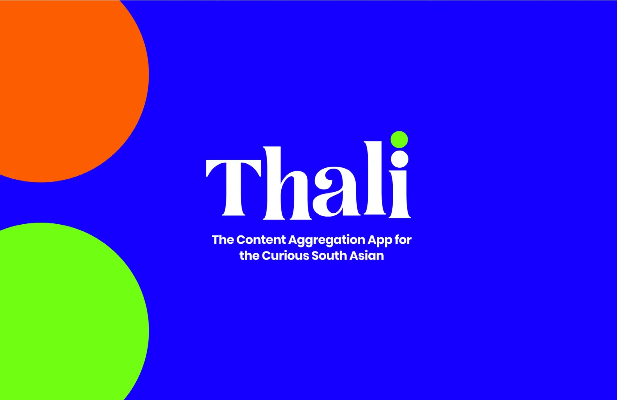 Thali App Pitch Deck