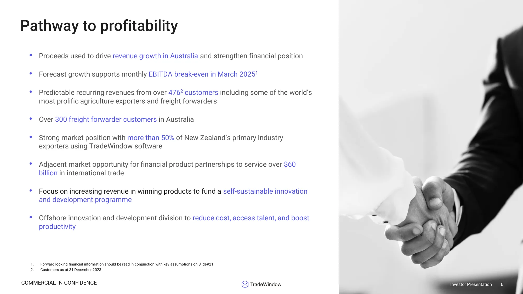 Capital Raising – Investor Presentation | TradeWindow