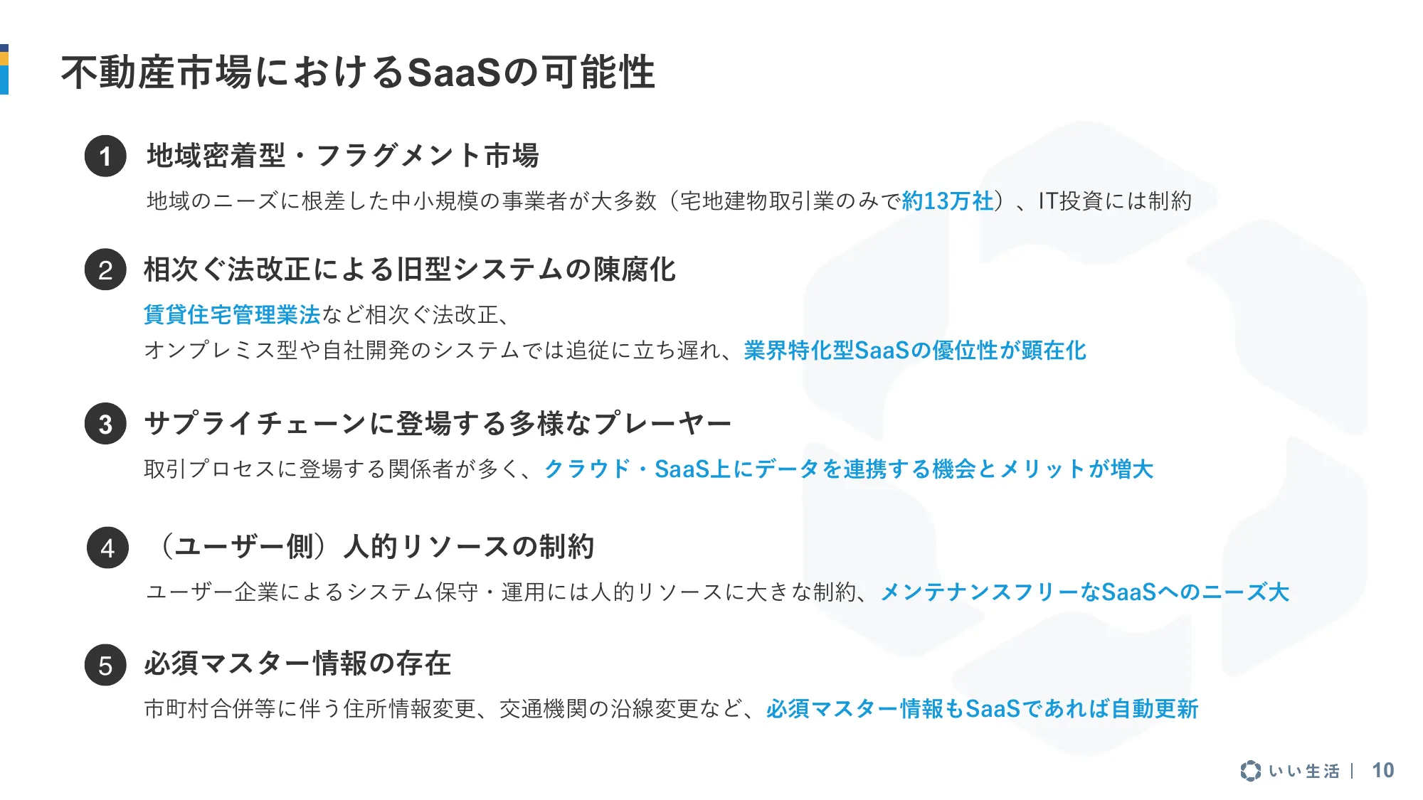 2025年3月期 第1四半期 決算説明資料｜株式会社いい生活