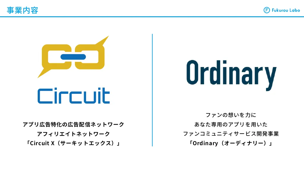 株式会社フクロウラボ会社説明資料