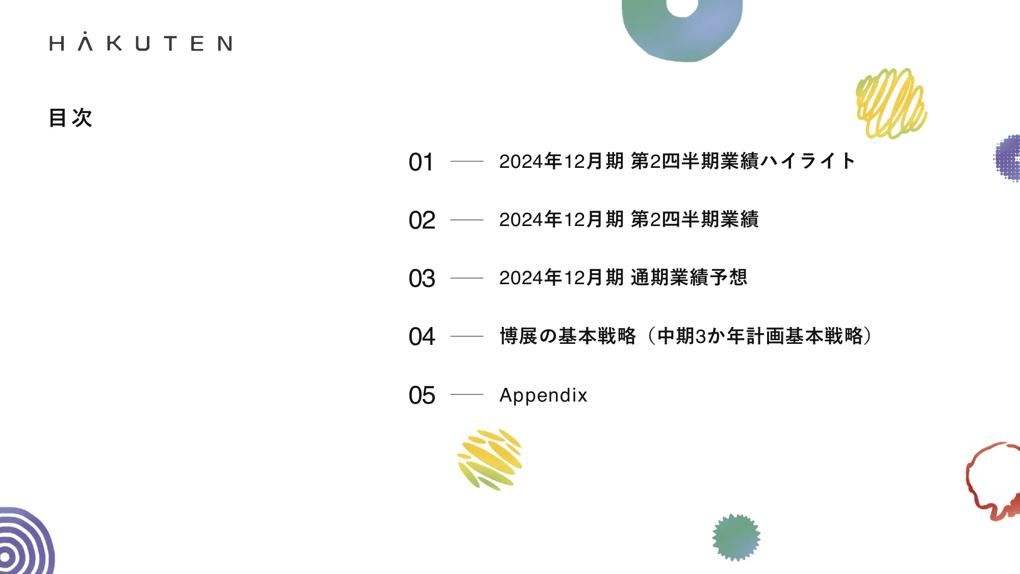 2024年12月期第2四半期決算説明資料｜株式会社博展