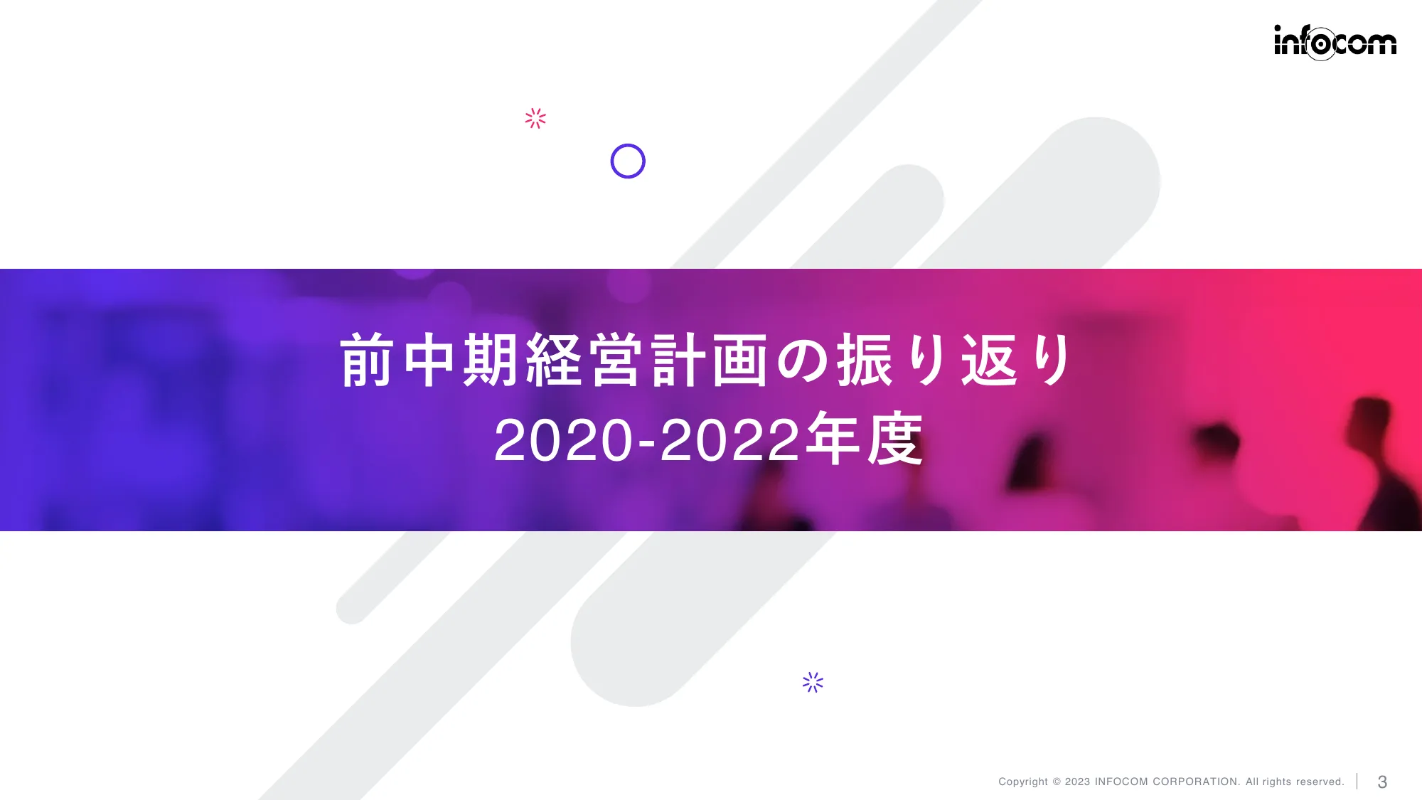 中期経営計画（2023-2025）｜インフォコム株式会社