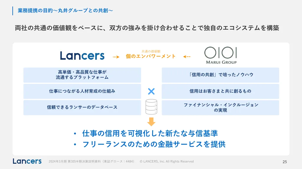 2024年3月期第3四半期決算説明資料