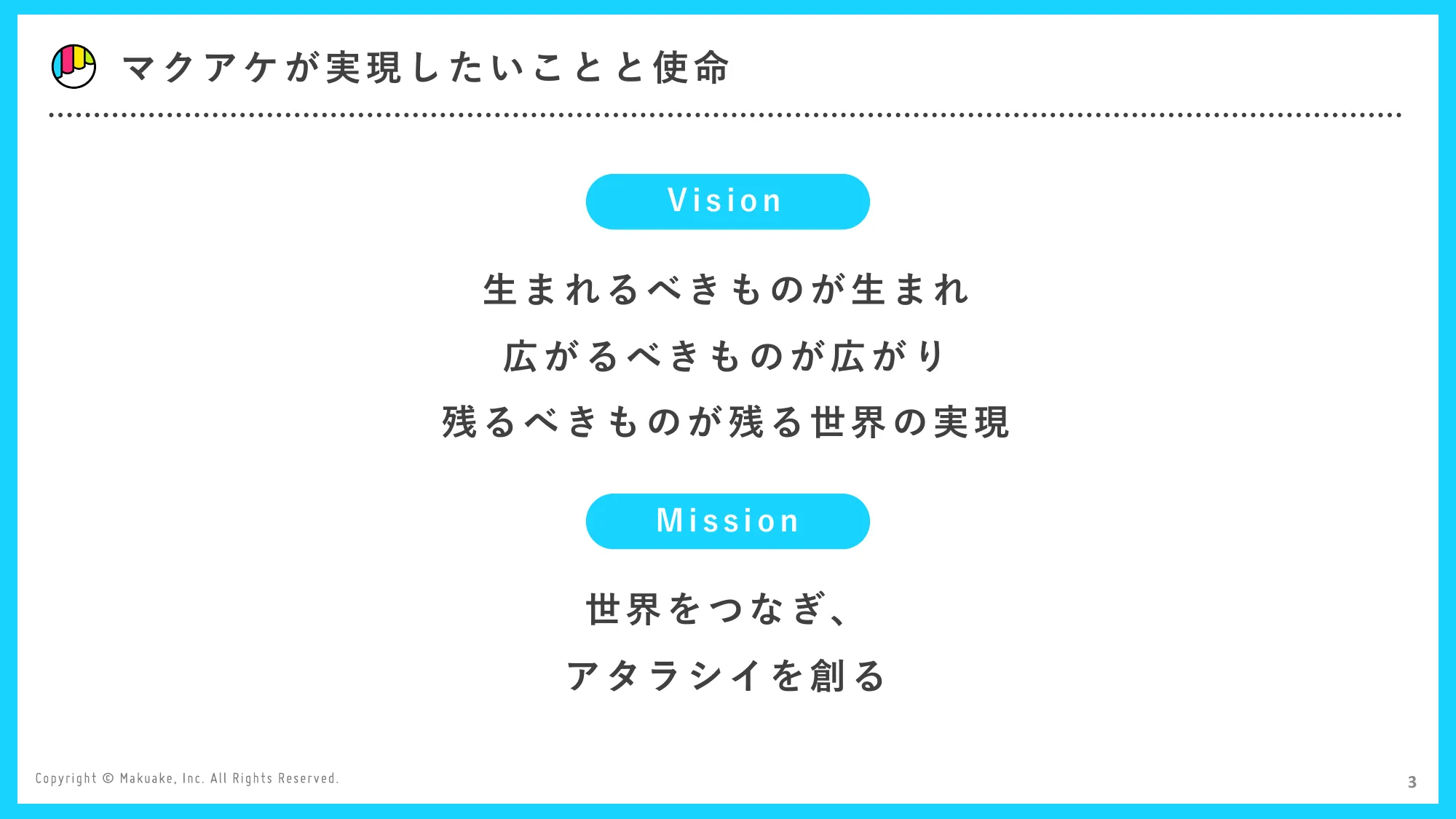 会社紹介資料｜株式会社マクアケ