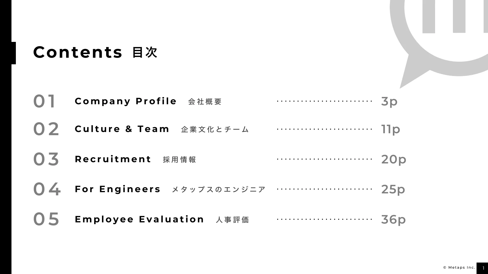 メタップスホールディングス会社紹介資料