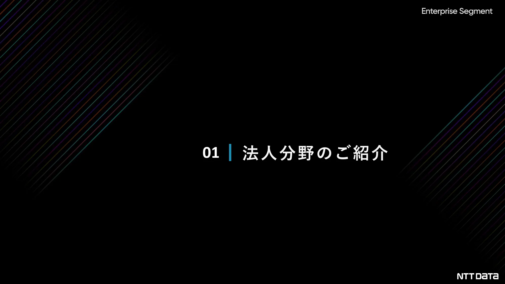 NTTデータ法人分野採用ピッチ資料