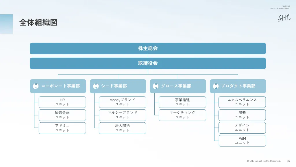 SHE株式会社 中期経営計画