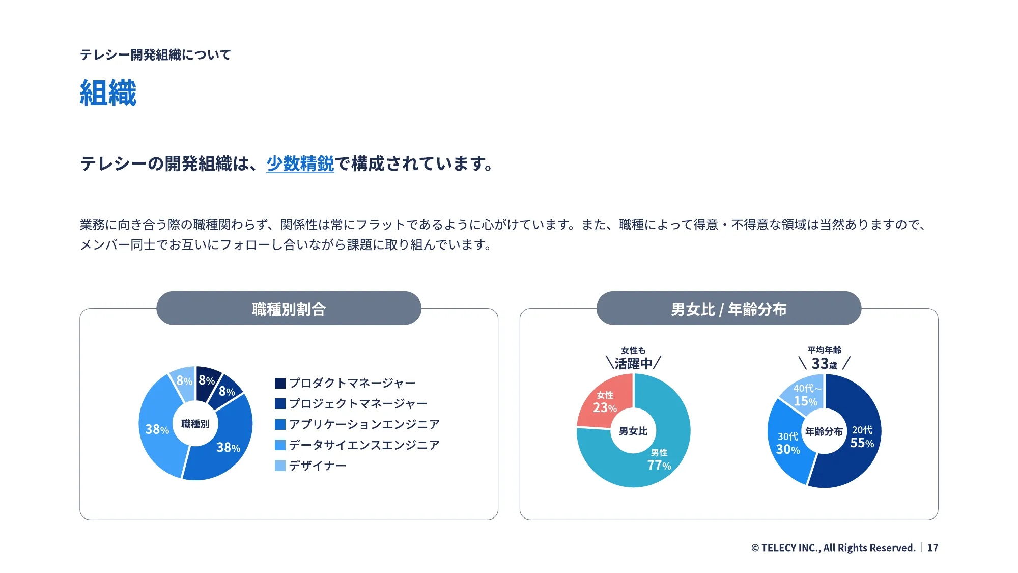 テレシープロダクト開発チームカルチャーデック