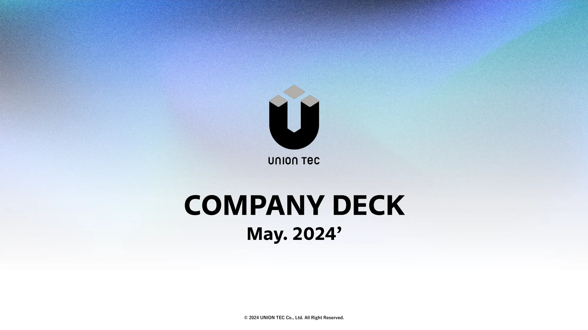 ユニオンテック株式会社 Company Deck